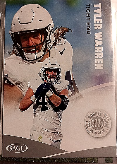 2025 Sage High Series #160 Tyler Warren — front