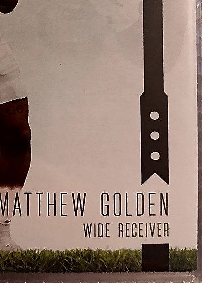 Matthew Golden Football Card — front