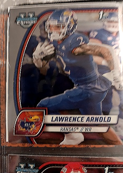 2024 Bowman University Chrome #120 Lawrence Arnold — front