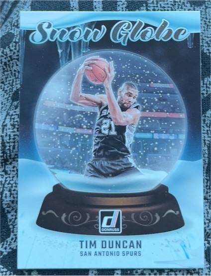 2024-25 Donruss Snow Globe Tim Duncan — front