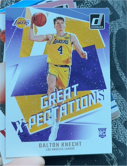 2024-25 Panini Donruss #3 Dalton Knecht Great X-Pectations Rookie Card — front