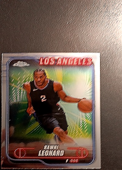 2024-25 Topps Chrome #120 Kawhi Leonard — front
