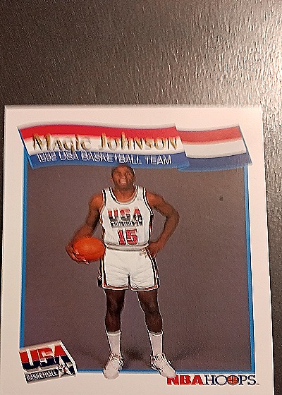 1991-92 NBA Hoops #578 Magic Johnson — front
