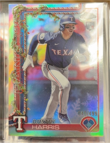 2025 Topps Holiday #H166 Dustin Harris — front