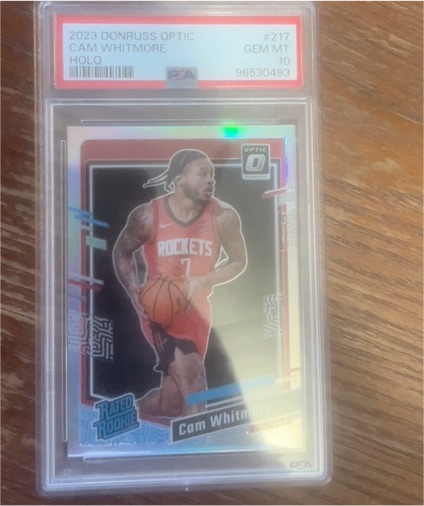 2023 Donruss Optic #217 Cam Whitmore — front