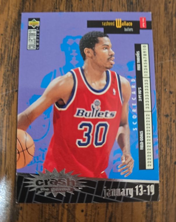 1996-97 Upper Deck Collector's Choice #C29 Rasheed Wallace — front