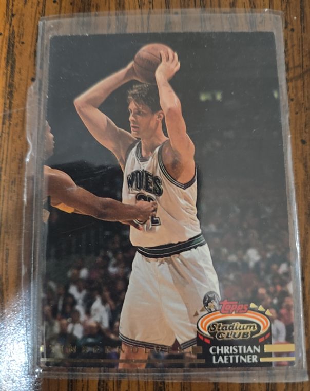 1992-93 Topps Stadium Club #218 Christian Laettner — front