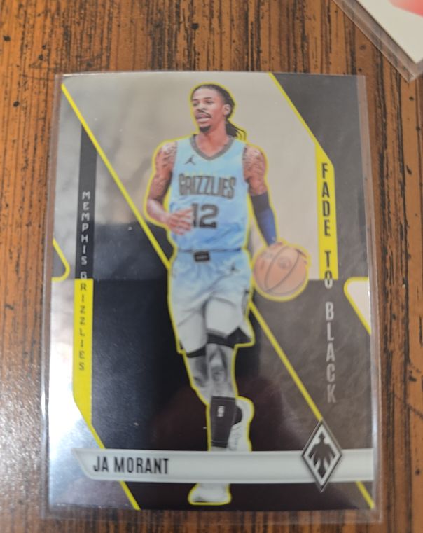 2023-24 Panini Phoenix #15 Ja Morant Fade to Black — front