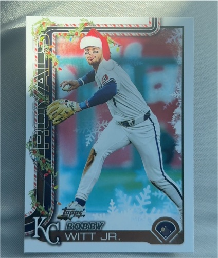 2025 Topps Holiday #H100 Bobby Witt Jr. — front