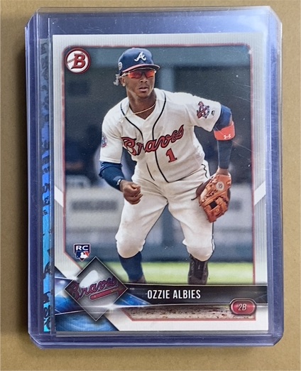 2018 Bowman #62 Ozzie Albies — front