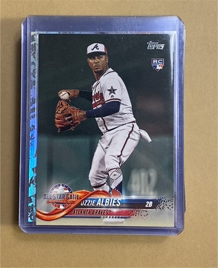 2018 Topps Update Series #US162 Ozzie Albies — front