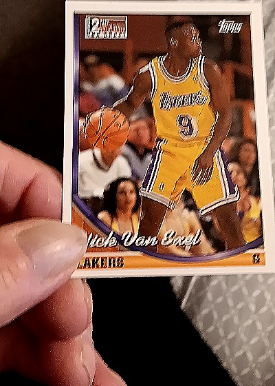 1992-93 Topps #6 Nick Van Exel — front