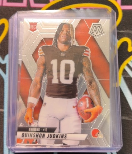 2025 Panini Mosaic #276 Quinshon Judkins Rookie Variation — front