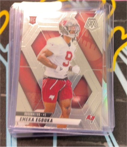 2025 Panini Mosaic #376 Emeka Egbuka Rookie — front