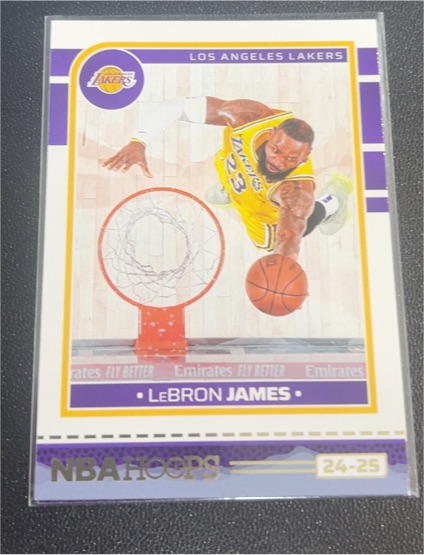 2024-25 Panini NBA Hoops #18 LeBron James — front