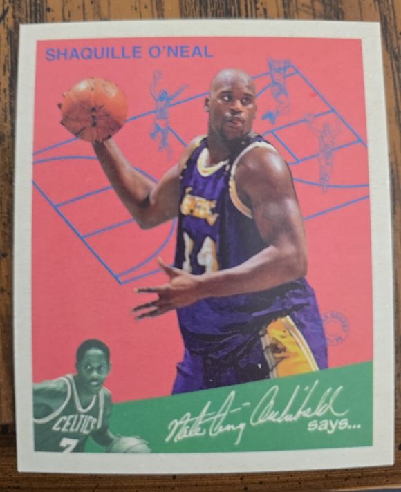 1997-98 Fleer Goudey Greats #8GG Shaquille O'Neal — front