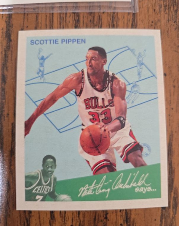 1997-98 Fleer Goudey Greats #10GG Scottie Pippen — front