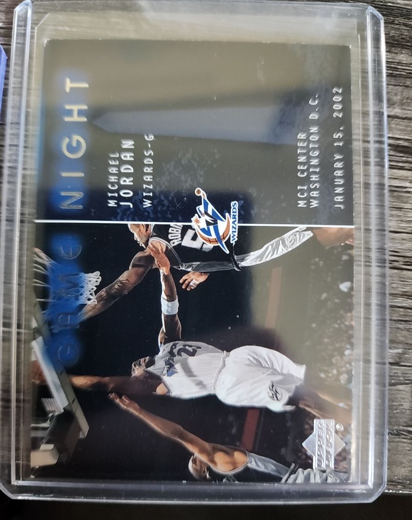 2002 Upper Deck Game Night Michael Jordan #Game Night — front
