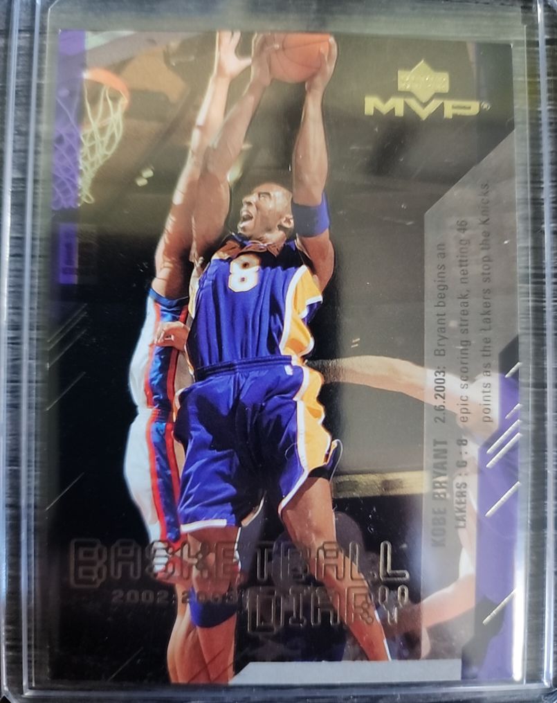 2002-03 Upper Deck MVP Basketball Diary #BD8 Kobe Bryant — front