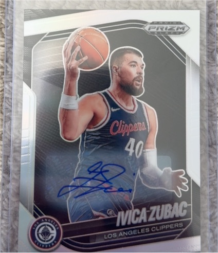 2024-25 Panini Prizm Black #161 Ivica Zubac — front
