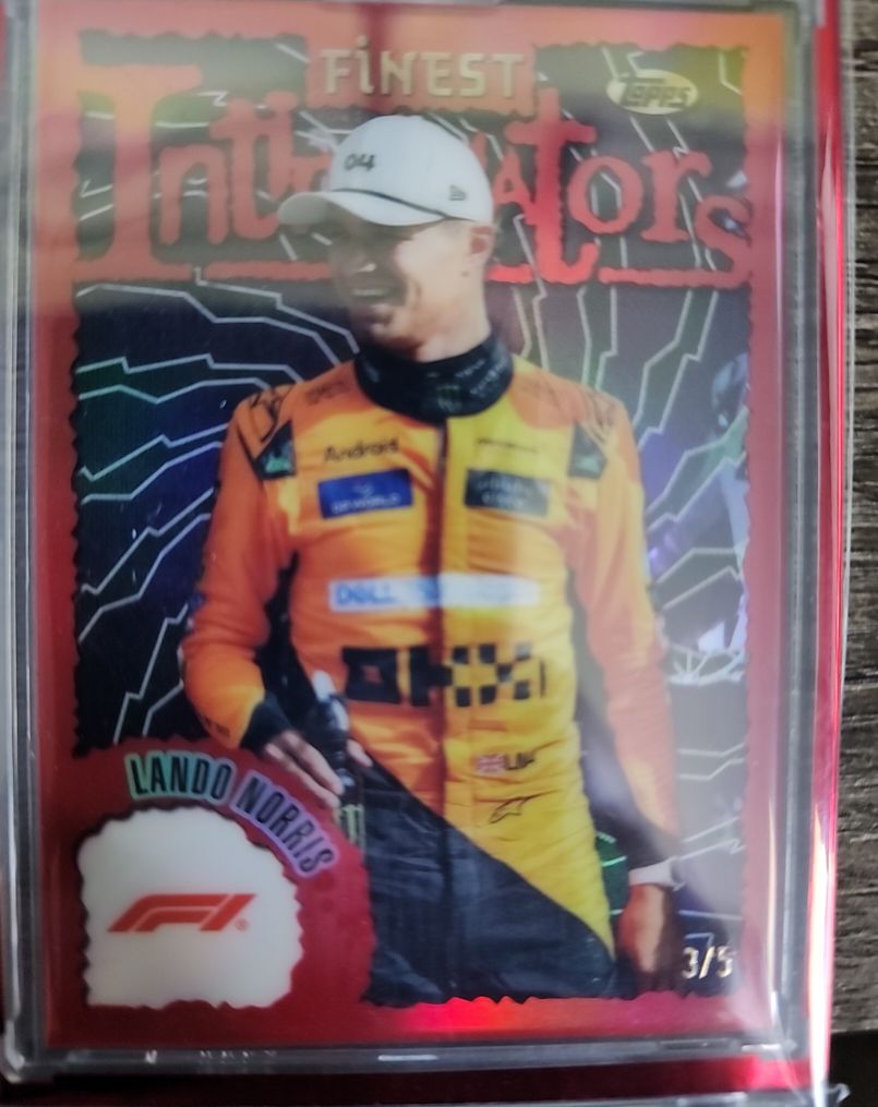 2024 Topps Finest F1 Intimidators Lando Norris — front