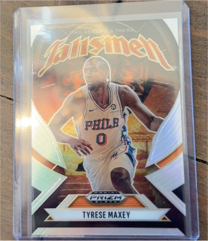 2024-25 Panini Prizm Black #17 Tyrese Maxey — front