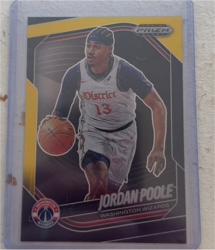 2024-25 Panini Prizm Black #67 Jordan Poole — front