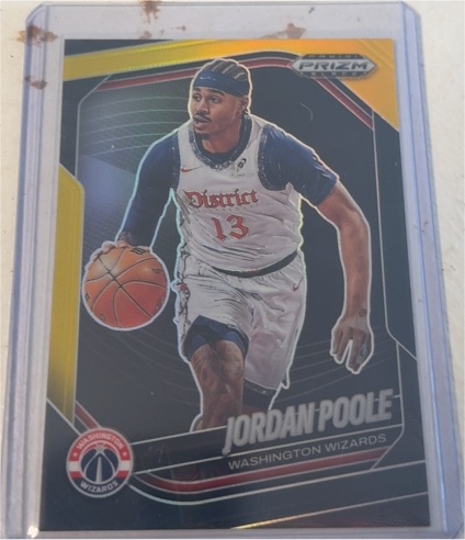 2024-25 Panini Prizm Black #67 Jordan Poole — front