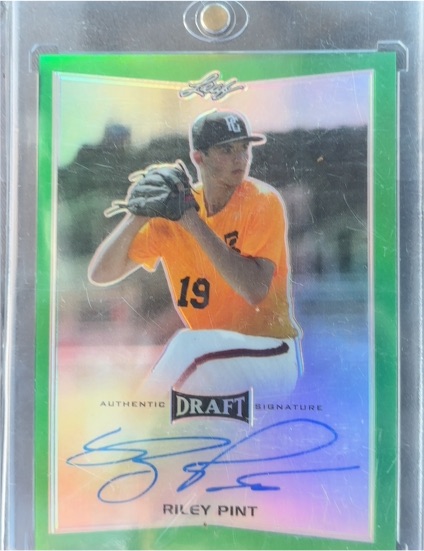 2016 Leaf Metal Draft #BA-RPI Riley Pint — front