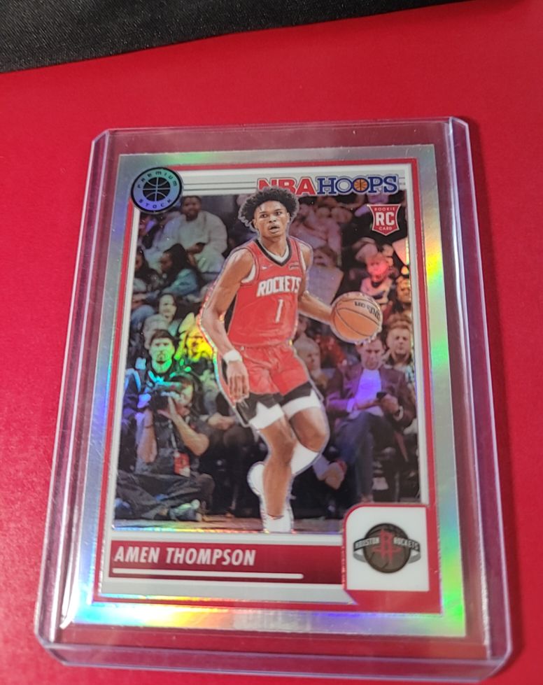 2023-24 Panini NBA Hoops Premium Stock #86 Amen Thompson — front