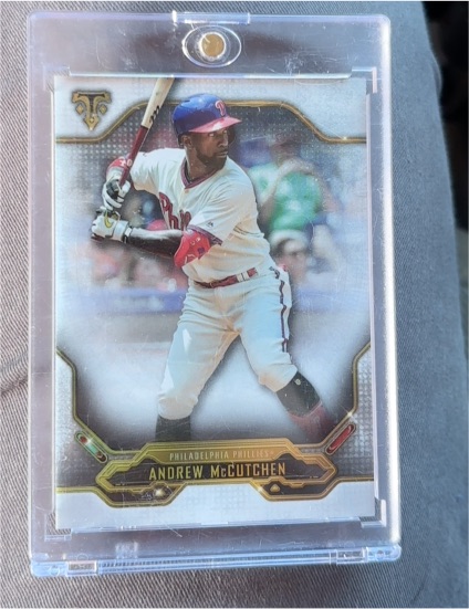 2020 Topps Triple Threads #69 Andrew McCutchen — front