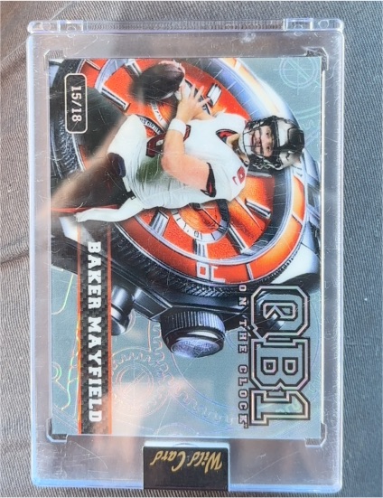 2024 Wild Card QB1 On The Clock #15 Baker Mayfield — front