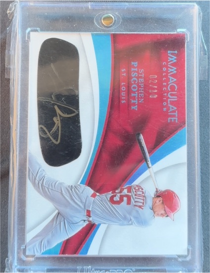 2017 Panini Immaculate Collection #211 Stephen Piscotty — front