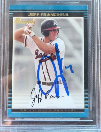 2002 Bowman Draft #BDP23 Jeff Francoeur — front