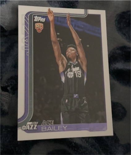 2025-26 Topps Basketball #205 Ace Bailey — front