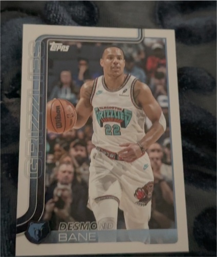 2025-26 Topps #185 Desmond Bane — front