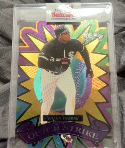 1998 Circa Thunder #11 Frank Thomas Quick Strike — front