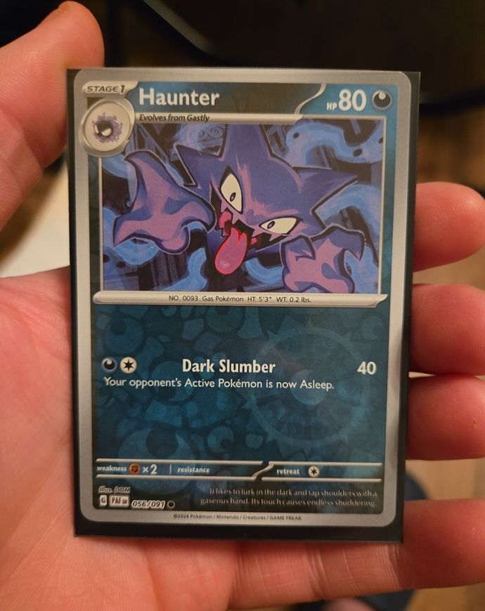 2024 Pokémon Scarlet & Violet Paldean Fates #056 Haunter — front