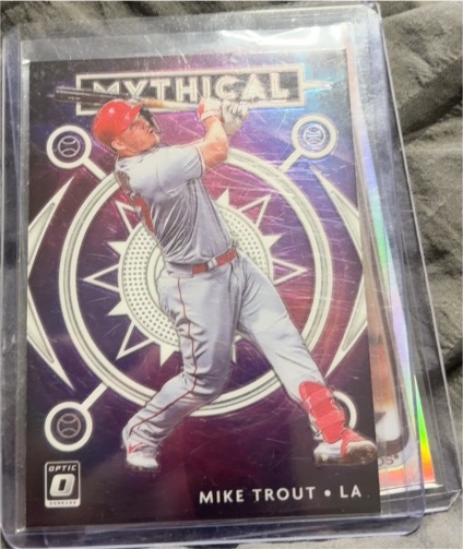 2020 Donruss Optic Mythical #M4 Mike Trout — front