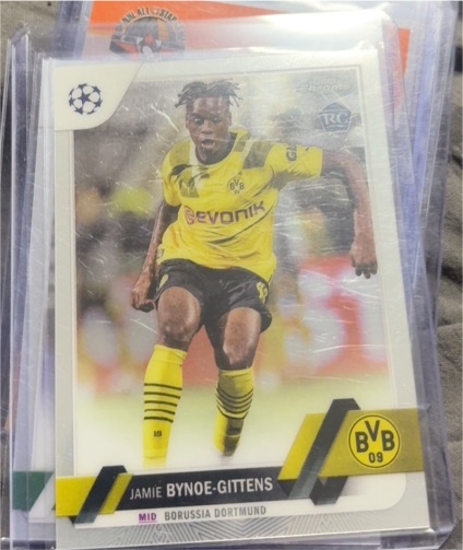 2022-23 Topps Chrome UEFA #43 Jamie Bynoe-Gittens — front