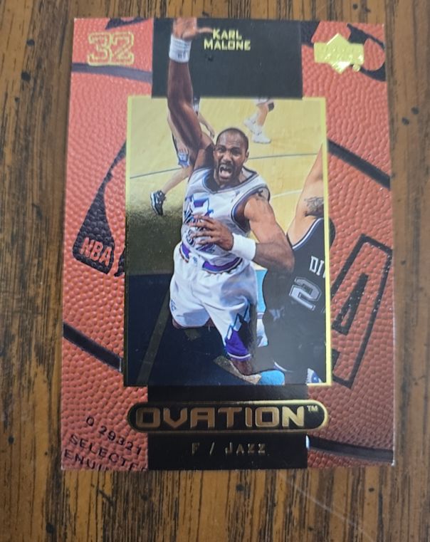 1999 Upper Deck Ovation #55 Karl Malone — front