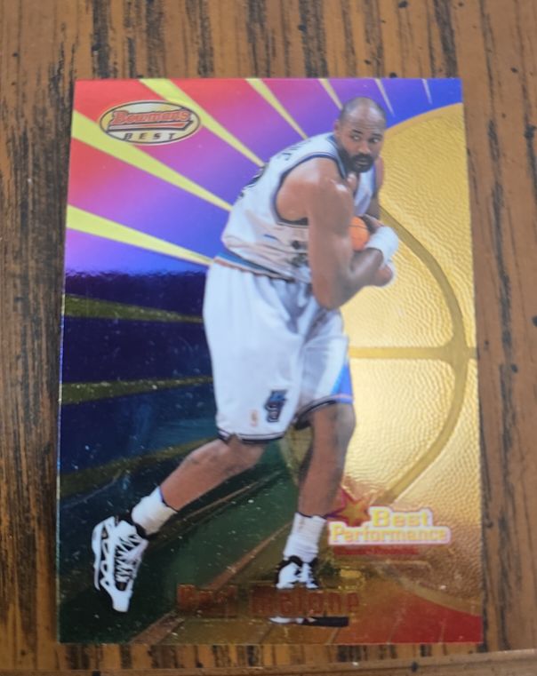 1997-98 Bowman's Best #97 Karl Malone — front
