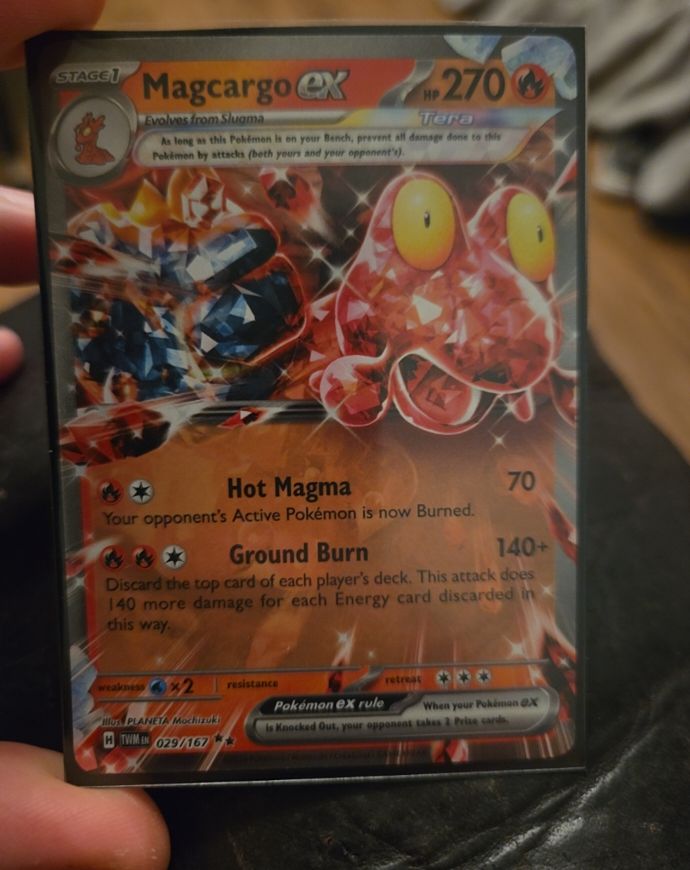 2024 Pokémon TCG SV06: Twilight Masquerade #029 Magcargo ex — front