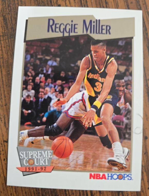 1991-92 NBA Hoops #469 Reggie Miller — front