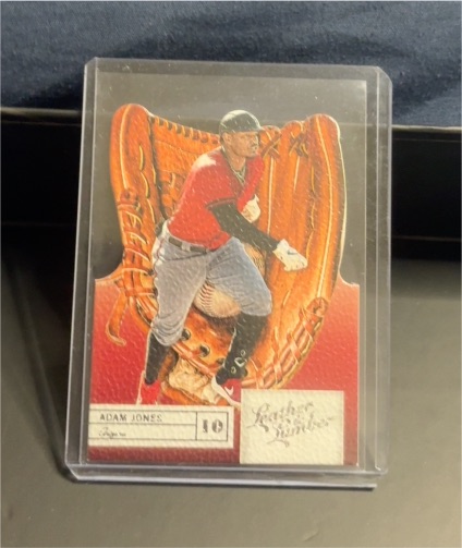 2019 Panini Leather & Lumber Die Cut #40 Adam Jones - Baltimore Orioles — front
