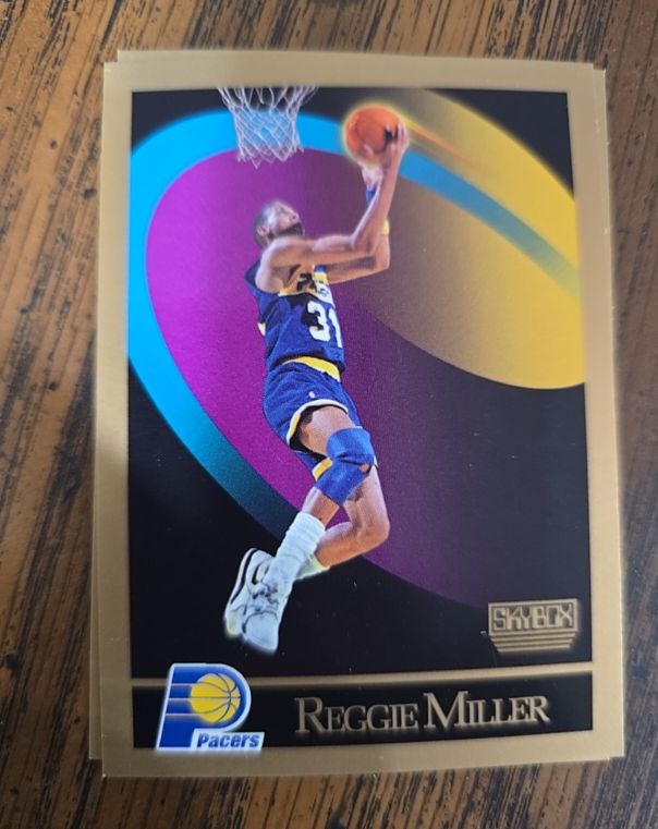 1990 SkyBox #117 Reggie Miller — front