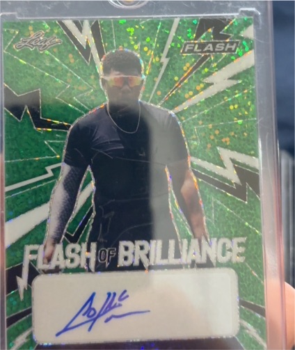 2021 Leaf Flash of Brilliance #FB-OC2 Oscar Colas — front