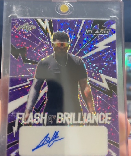 2021 Leaf Flash #FB-OC2 Oscar Colas — front