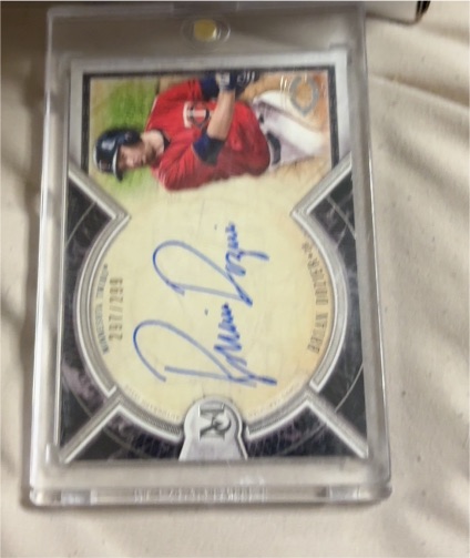 2018 Topps Museum Collection Archival Autographs #AA-BD Brian Dozier — front
