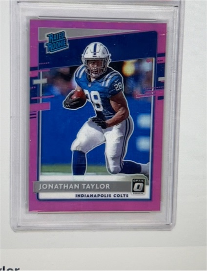 2020 Panini Donruss Optic #167 Jonathan Taylor — front
